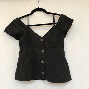 Babydoll off shoulder top